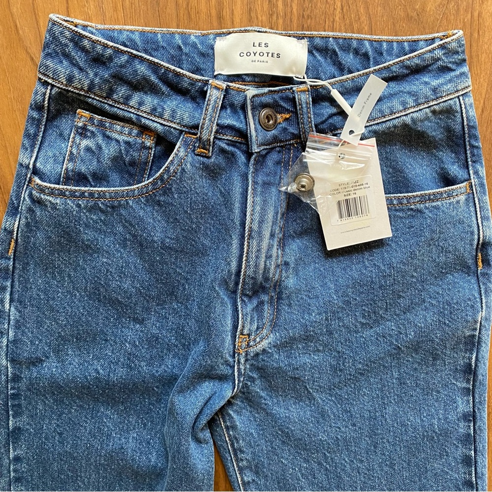 High Rise Blue Women's Jeans - Picture 5 of 7
